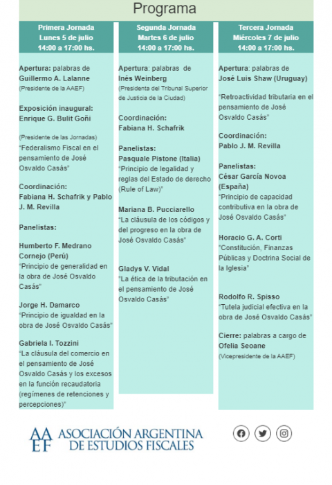 AAEF JORNADAS INTERNACIONALES DE DERECHO TRIBUTARIO i